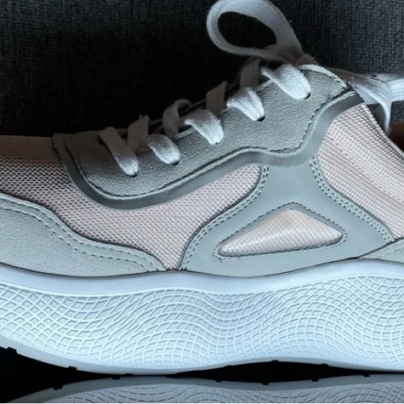 Zara Platform Sneakers Pink & Gray size 8 - Picture 2 of 6